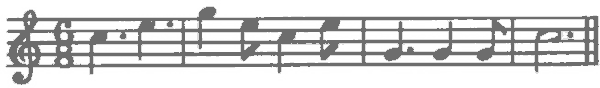 Partitura de la llamada scout