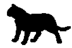 Silueta de un gato