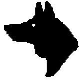 Silueta de un lobo