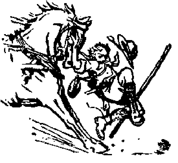Un muchacho cae ante un caballo que tira de un coche